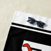 Serviette De Plage Équipe de baseball AJOUTER NOM Champion Joueur de  (En situation)