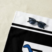 Serviette De Plage Équipe de baseball AJOUTER NOM Champion Joueur de  (En situation)