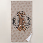 Serviette De Plage Équipe de joueurs de football (Devant)