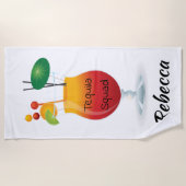 Serviette De Plage Équipe de Tequila (Devant)