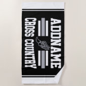 Serviette De Plage Équipe d'exécution de l'AJOUT personnalisée pour l (Devant)