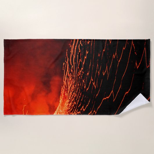 Serviette De Plage éruption volcanique (Devant)