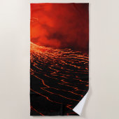 Serviette De Plage éruption volcanique (Devant)