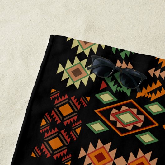 Serviette De Plage Escalier À La Scène D'Art Du Sud-Ouest (En situation)