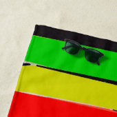 Serviette De Plage Escaliers colorés (En situation)
