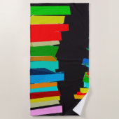 Serviette De Plage Escaliers colorés (Devant)