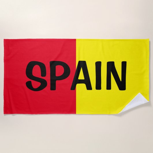 Serviette De Plage Espagne (Devant)