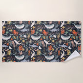 Serviette De Plage Espèce marine (Devant)