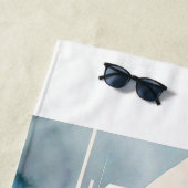 Serviette De Plage Esprit Abstrait (En situation)