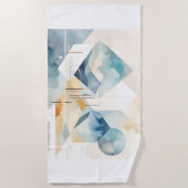 Serviette De Plage Esprit Abstrait (Devant)