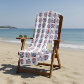 Serviette De Plage Esprit d'indépendance 4 juillet