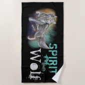 Serviette De Plage Esprit du loup (Devant)