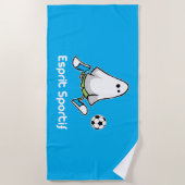 Serviette De Plage Esprit Sportif (Devant)