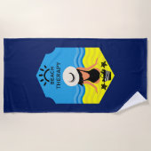 Serviette De Plage Essentiel Été Plage (Devant)