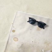Serviette De Plage Etanche de coquillages (En situation)