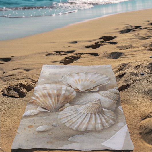 Serviette De Plage Etanche de coquillages