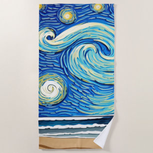 Serviette De Plage Etarry Ocean Summer Beach Waves