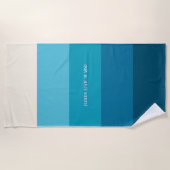 Serviette de plage "État d'esprit de Floride" (Devant)
