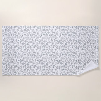 Serviette De Plage État D'Esprit Tropical, Toute L'Année