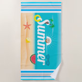 Serviette De Plage Été (Devant)