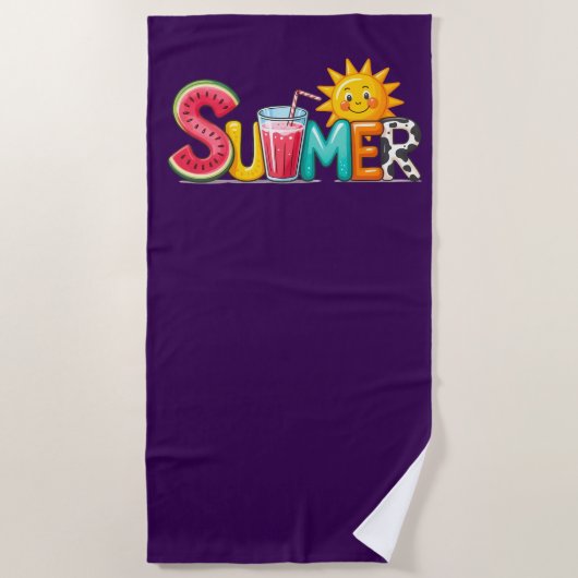 Serviette De Plage Été (Devant)