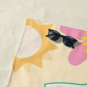 Serviette De Plage Été (En situation)