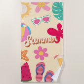 Serviette De Plage Été (Devant)