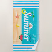 Serviette De Plage Été (Devant)