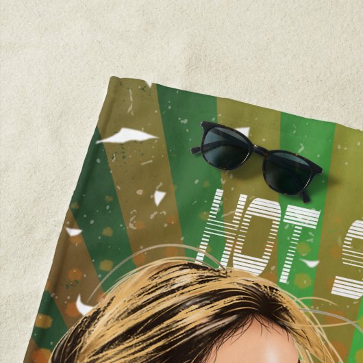 Serviette De Plage Été chaud (En situation)