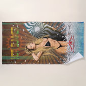 Serviette De Plage Été chaud (Devant)