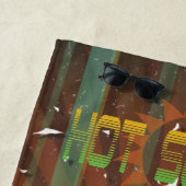 Serviette De Plage Été chaud (En situation)