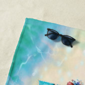 Serviette De Plage Été chaud de sirène (En situation)