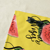 Serviette de plage Été Citron Vert (En situation)