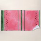 Serviette De Plage Eté de pastèque (Devant)