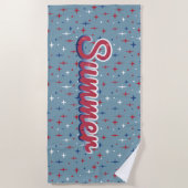 Serviette De Plage Été Étincelles (Devant)