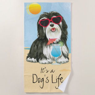 Serviette De Plage Été Havanese