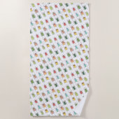 Serviette De Plage Été Love Bugs Beetles (Devant)