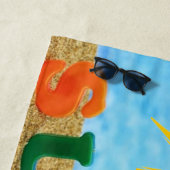 Serviette De Plage Été Soleil Starfish Beach Scène (En situation)