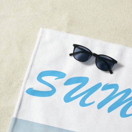 Serviette De Plage Été Torchon de plage (En situation)