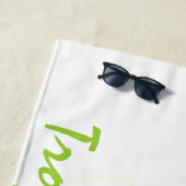 Serviette De Plage Été Tropical (En situation)