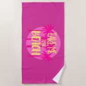 Serviette De Plage Été tropical moderne (Devant)