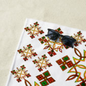 Serviette de plage éthiopienne de Rootz Meskel (En situation)
