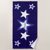 Serviette De Plage Étoile Brillante (Devant)