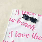 Serviette de plage - Étoile de mer (En situation)