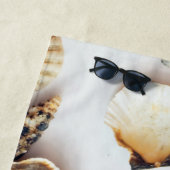 Serviette De Plage Étoile de mer conque (En situation)
