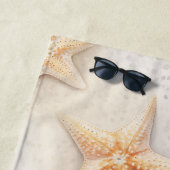 Serviette De Plage Étoile de mer de l'océan de la plage (En situation)