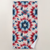 Serviette De Plage Étoile des États-Unis (Devant)