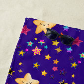SERVIETTE DE PLAGE ÉTOILES (En situation)
