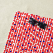 Serviette De Plage Étoiles de drapeau (En situation)