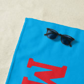 Serviette De Plage Étoiles de l'Espagne – Majorque (En situation)
